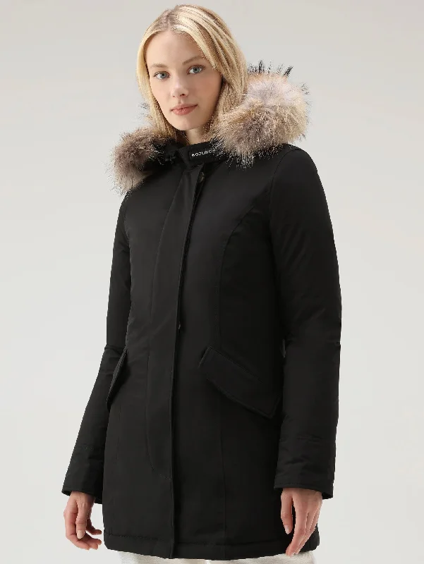 Giaccone Parka Luxury in Shape Memory Nero