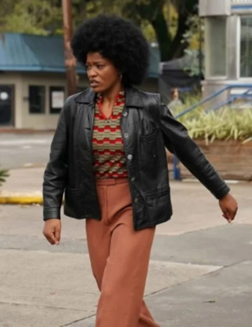 Alice Keke Palmer Black Leather Jacket