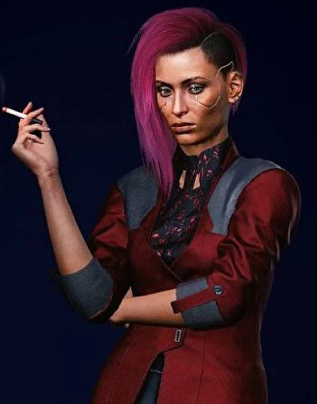 Cyberpunk 2077 V Female Red Blazer