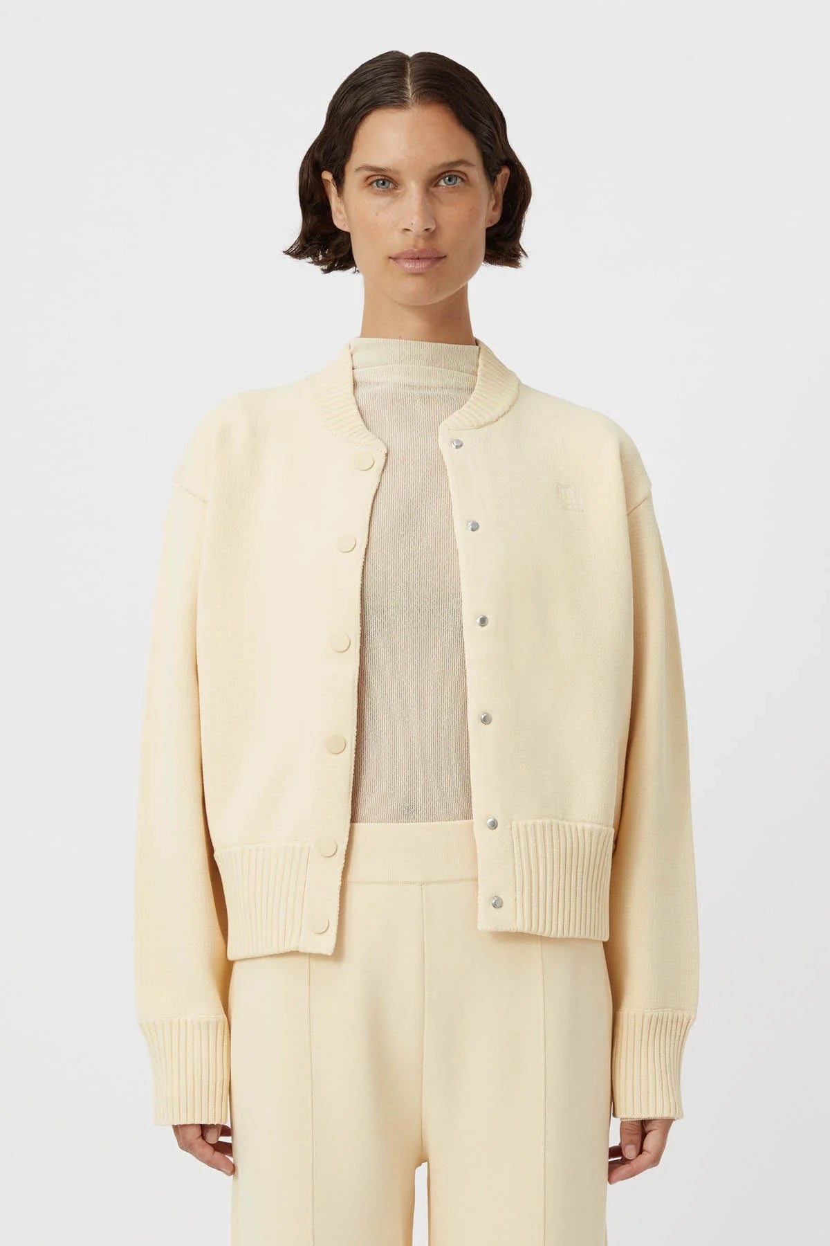 Camilla and Marc Amedeo Knit Jacket - Butter Yellow