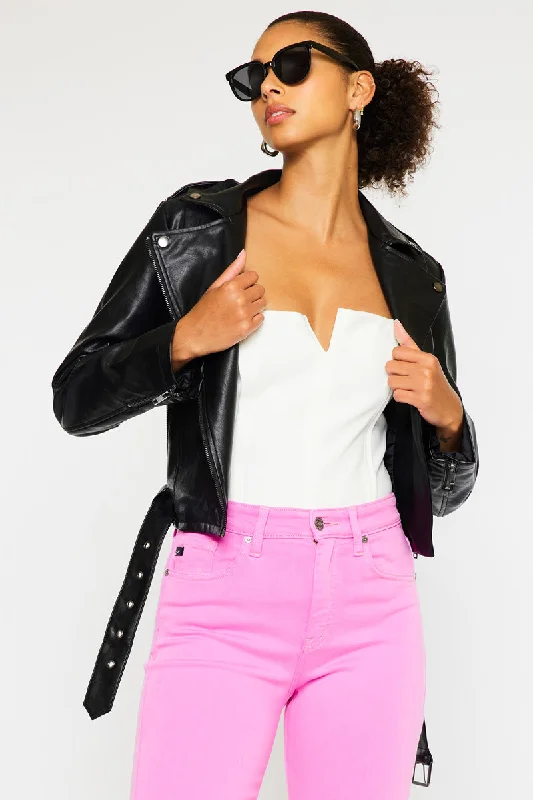 Harley Faux Leather Biker Jacket